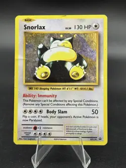 Snorlax - XY179 - XY Black Star Promo - Cosmo Holo - HP - Pokemon TCG Card - Image 1