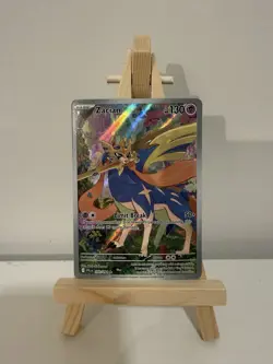 Pokemon TCG Zacian 100/094 Me02 Phantasmal Flames - NM - Image 1