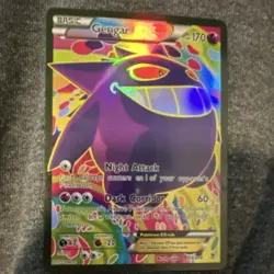 Pokemon TCG Gengar EX XY Phantom Forces 114/119 Full Art Holo Ultra Rare - Image 1