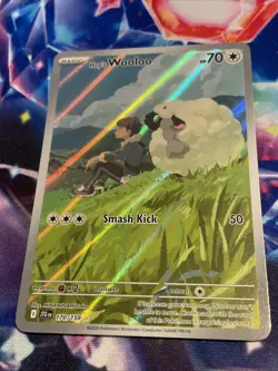 Pokemon TCG Hop’s Wooloo 170/159 Illustration Rare Journey Together NM/M - Image 2