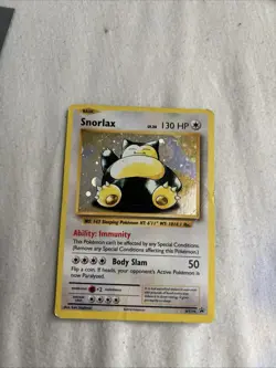 Snorlax XY179 Holo Shiny Pokemon TCG Card Black Star Promo 2015 Moderate Play - Image 1