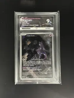 Pokemon TCG Mewtwo SVP052 Black Star Promo Ace 9 - Image 1