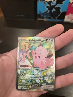 Pokemon TCG Lillie's Clefairy EX Journey Together 184/159 - Image 3