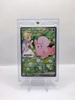 Lillie's Clefairy EX 184/159 SV09 Journey Together SIR Pokemon TCG - Image 1