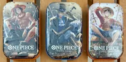 (LOT of 3) One Piece Tin Pack Set Vol 2 (TS-02 & OP13) Factory Sealed Brand New - Image 1