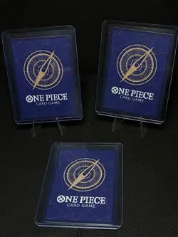 3x Ace & Sabo & Luffy OP13-007 SR - One Piece TCG English Playset Near-Mint - Image 4