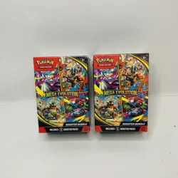 (LOT OF 2) Pokemon TCG Mega Evolution Booster Bundle Box Trading Card NEW SEALED - Image 1