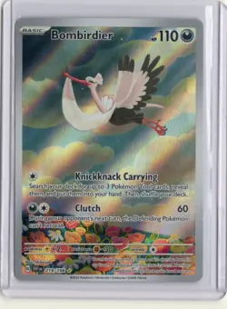 Bombirdier Illustration Rare Pokemon TCG Scarlet & Violet 219/198 - Image 1