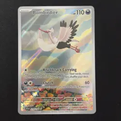 Bombirdier 219/198 Illustration Rare Scarlet & Violet Base Pokemon TCG NM - Image 1
