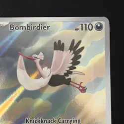Bombirdier 219/198 Illustration Rare Scarlet & Violet Base Pokemon TCG NM - Image 4