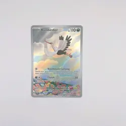 Pokemon TCG Scarlet and Violet Bombirdier 219/198 Full Art Illustration Rare NM - Image 1