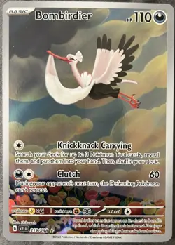 Bombirdier - 219/198 Illustration Rare Scarlet & Violet Base Set Pokemon TCG - Image 1