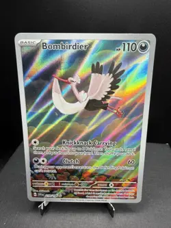 Pokemon TCG Scarlet & Violet Base Bombirdier 219/198 Illustration Rare NM - Image 1