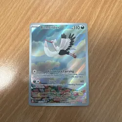 Pokemon TCG Scarlet and Violet Bombirdier 219/198 Full Art Illustration Rare NM - Image 1