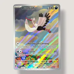 Pokemon TCG -Bombirdier 219/198 Illustration Rare Holo - Scarlet & Violet (NM) - Image 1