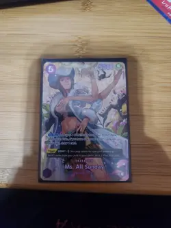 One Piece Card Game Ms. All-Sunday OP04-064 SR SP Alternate Art NM - Image 1