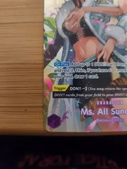 One Piece Card Game Ms. All-Sunday OP04-064 SR SP Alternate Art NM - Image 3