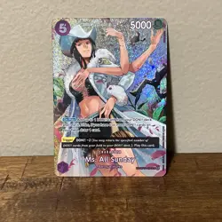 One Piece Card Game Ms. All-Sunday OP04-064 SR SP Alternate Art NM - Image 1