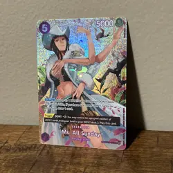 One Piece Card Game Ms. All-Sunday OP04-064 SR SP Alternate Art NM - Image 3