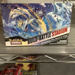 Pokemon TCG Sword & Shield Silver Tempest Build and Battle Stadium SEALED 820650851087 - Image 1