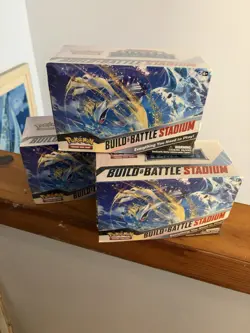 Pokemon TCG Sword & Shield Silver Tempest Build and Battle Stadium SEALED 820650851087 - Image 1