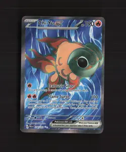 Chi-Yu ex 234/193 Paldea Evolved Full Art Ultra Rare OFFCENTER Pokemon Card NM - Image 1