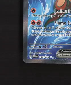 Chi-Yu ex 234/193 Paldea Evolved Full Art Ultra Rare OFFCENTER Pokemon Card NM - Image 5