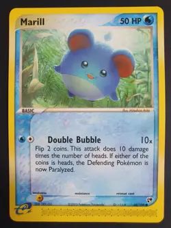 Marill 68/100 - EX Sandstorm Set - Pokemon Ereader Card - Near Mint Condition - Image 1