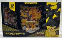 Nintendo Pokemon TCG Pikachu and Zekrom-GX Tag Team Premium Collection 820650809910 - Image 1