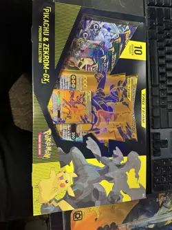 Nintendo Pokemon TCG Pikachu and Zekrom-GX Tag Team Premium Collection - Image 1
