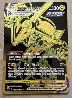 💥 Pokemon TCG Card Rayquaza VMAX TG29/TG30 Silver Tempest Holo Secret Rare 2022 - Image 1