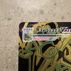 💥 Pokemon TCG Card Rayquaza VMAX TG29/TG30 Silver Tempest Holo Secret Rare 2022 - Image 3