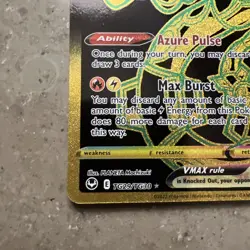💥 Pokemon TCG Card Rayquaza VMAX TG29/TG30 Silver Tempest Holo Secret Rare 2022 - Image 5
