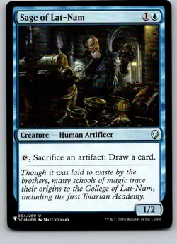 Sage of Lat-Nam - The List (Dominaria) - DOM-64 - Regular - NM - MTG - Image 1
