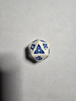 Brand New D20 Spindown Magic Spindown Die - Ravnica Allegiance - Azorius MTG Dic - Image 1