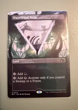 Wastewood Verge (Borderless) Aetherdrift Regular Land Rare 0374 - Image 1
