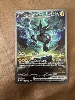 Pokemon TCG Zekrom EX Black Bolt Special Illustration Rare Card #166/086 SV - Image 1