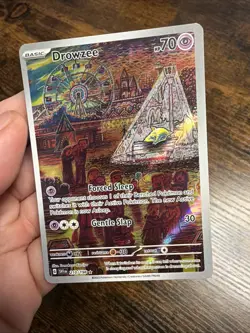 Pokemon Scarlet & Violet Drowzee EN SVI 210/198 Raw Near Mint English Full Art - Image 1