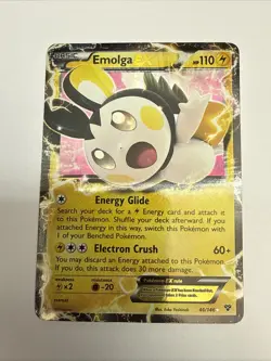 Pokemon Emolga-EX TCG Holo Card 46/146 MP/HP - Image 1
