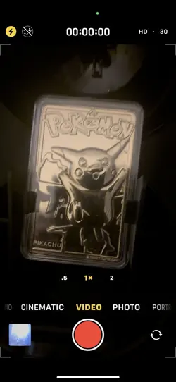 PokemonT Special Edition 23 karat Gold-Plated Trading Card #25 PIKACHU - Image 1