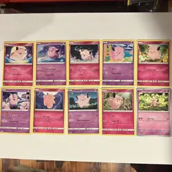 Pokemon Card Lot of 10 Clefairy Great Condition - Image 1