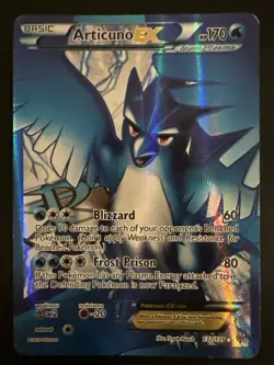 Pokemon TCG Articuno EX 132/135 Plasma Storm Holo Full Art Team Plasma MP - Image 1