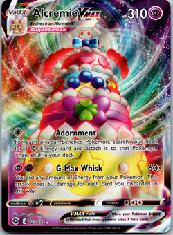 Pokemon Alcremie VMAX 23/73 Champions Path Holo - NM - Image 1