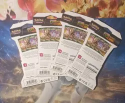 Pokemon Evolving Skies Sleeved Booster Pack Complete Art Set Of 4 Packs. - Image 2
