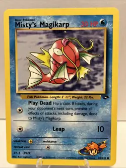 Misty's Magikarp 88/132 Gym Challenge Regular Unlimited Pokemon WOTC NM - Image 1