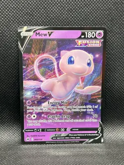 Mew V 060/159 ULTRA RARE HOLO Crown Zenith Pokemon Foil English TCG - Image 3