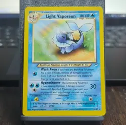 Pokemon Light Vaporeon 52/105 Neo Destiny Uncommon Regular 80HP English Card - Image 1