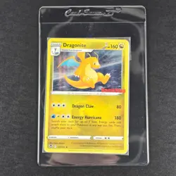 Pokemon TCG Dragonite 131/195 Holo - Silver Tempest GameStop Promo Stamp SEALED - Image 1