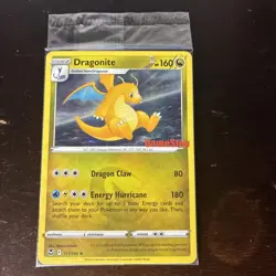 SEALED Pokemon Dragonite 131/195 Silver Tempest GameStop Stamped Holo Rare Promo - Image 1