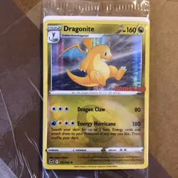 SEALED Pokemon Dragonite 131/195 Silver Tempest GameStop Stamped Holo Rare Promo - Image 3